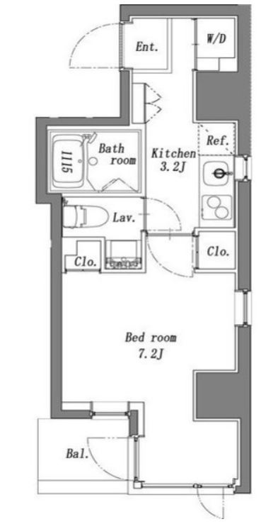 ププレ日本橋の間取り