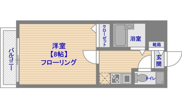 エステート・モア・薬院駅前の間取り