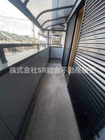 金岡2丁目中古戸建のバルコニー|陽当たり良好のバルコニーで洗濯物が乾きやすいです！
