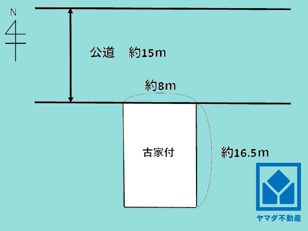 伏見区鳥羽町の土地図