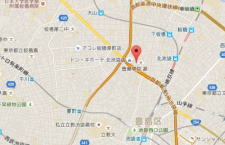 ベルビー池袋(ベルビーイケブクロ)の地図|周辺地図