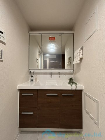 本厚木ハイツの独立洗面台