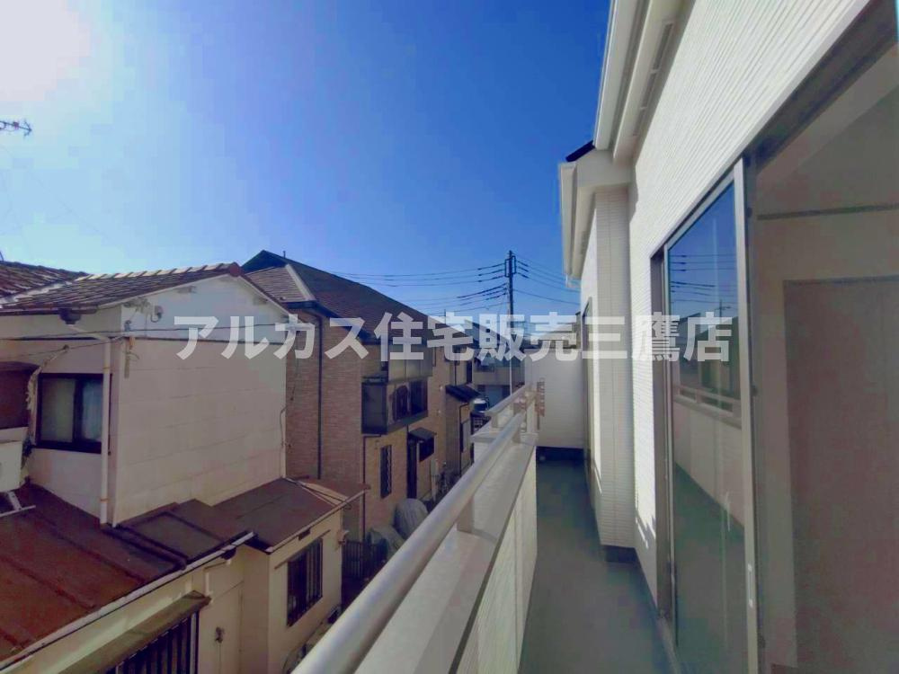 府中市浅間町４丁目 中央線 武蔵小金井駅 新築戸建のバルコニー