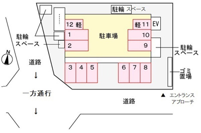 【駐車場】 | Ｍ’ｓファミーユ泉崎