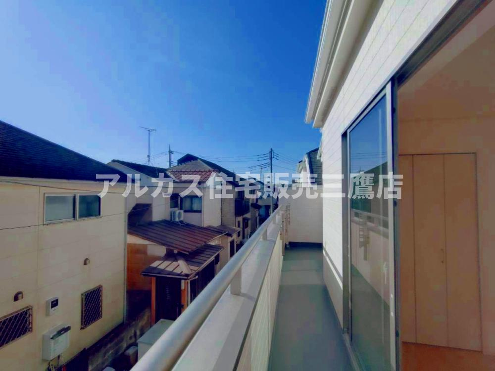 府中市浅間町４丁目 中央線 武蔵小金井駅 新築戸建のバルコニー