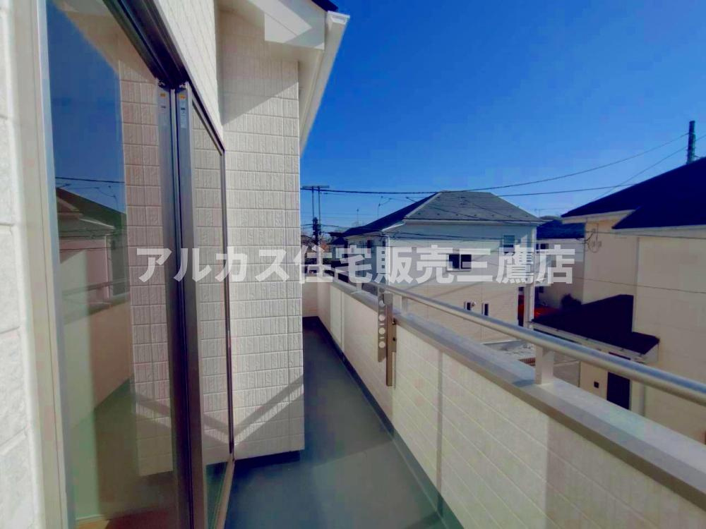 府中市浅間町４丁目 中央線 武蔵小金井駅 新築戸建のバルコニー