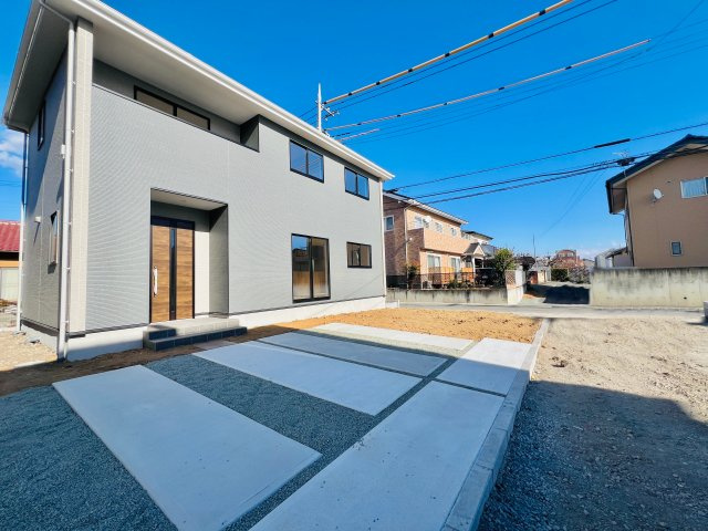 前橋市前箱田町の庭|BBQや家庭菜園なども楽しめるお庭スペース♪