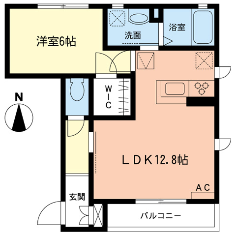 シャルマンⅡの間取り