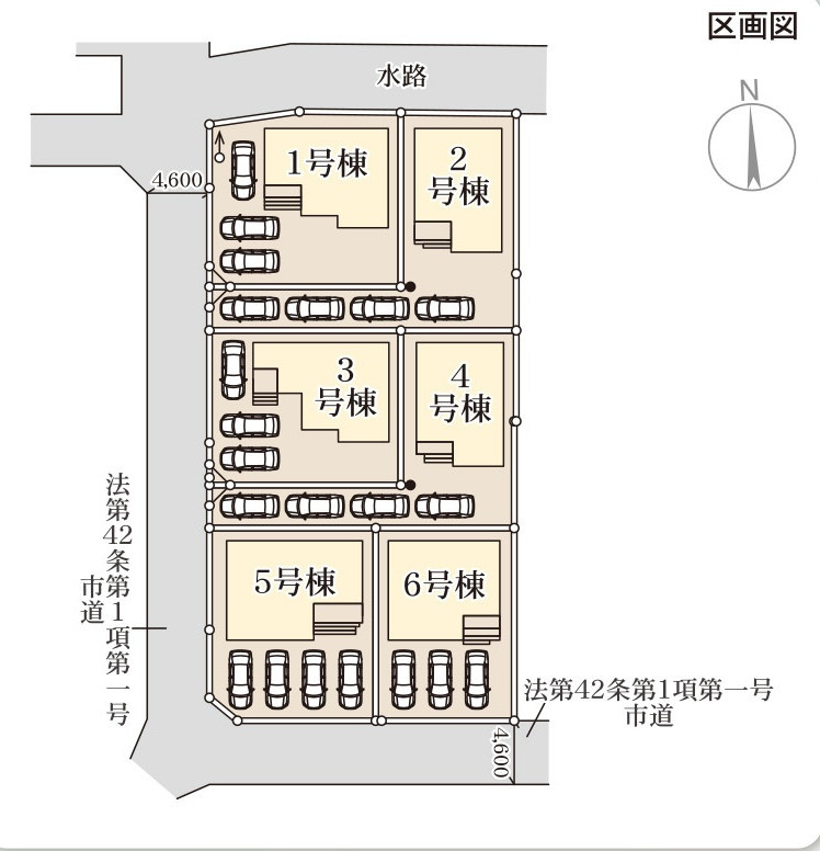 高崎石原町の区画図