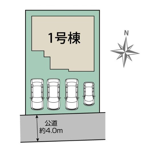 島田市旭３丁目　３期／の区画図