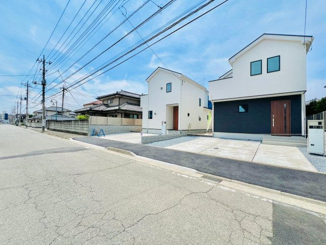 前橋南町二丁目の前面道路含む現地写真|前面道路広々◎