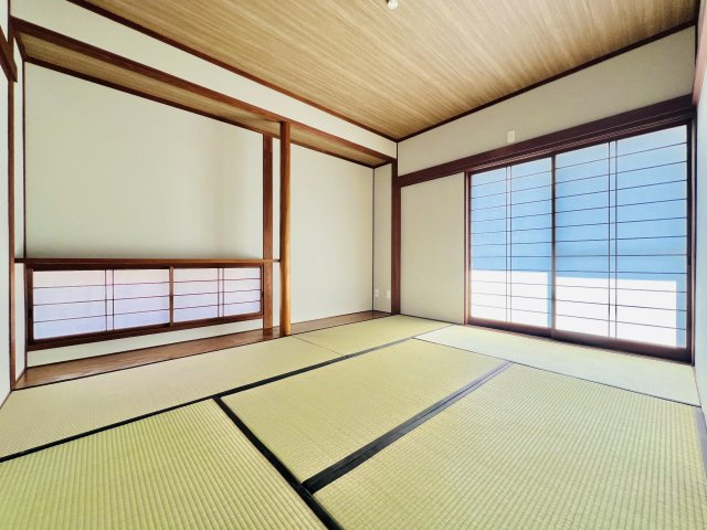 前橋市下小出町の和室|2階には和室あり◎畳で床も柔らかく、お子様の遊び場スペースにもピッタリです♪