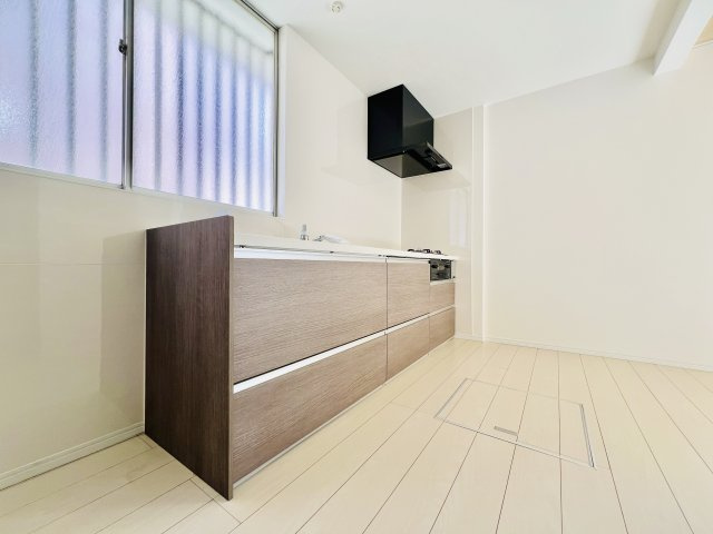 前橋市下小出町のキッチン|作業も効率良くできるキッチン◎