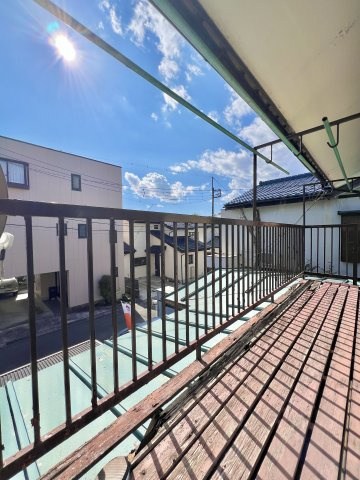 前橋市六供町三丁目のバルコニー|日当たりも良好なバルコニー◎