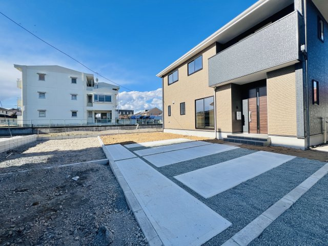 前橋市前箱田町の庭|BBQや家庭菜園なども楽しめるお庭スペース♪