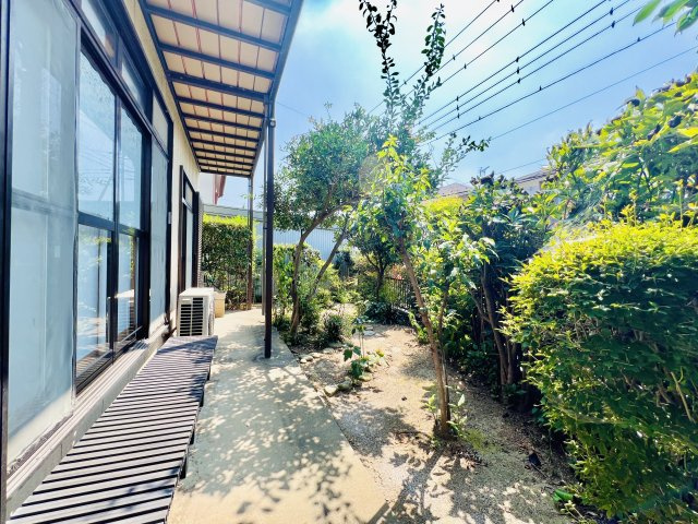 前橋市北代田町の庭|家庭菜園やBBQなども楽しめるお庭スペース♪