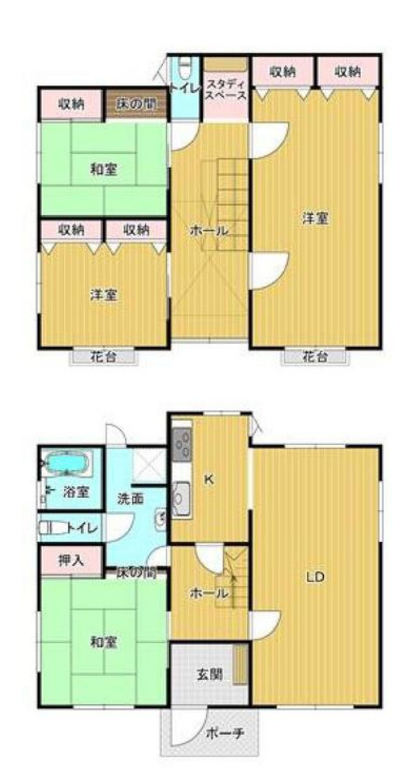 前橋市広瀬町の間取り