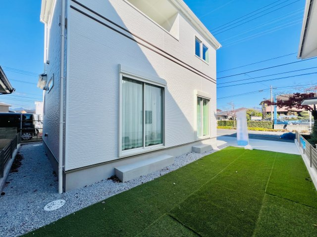 前橋市朝日町の庭|ご家族でBBQなども楽しめるお庭スペース♪