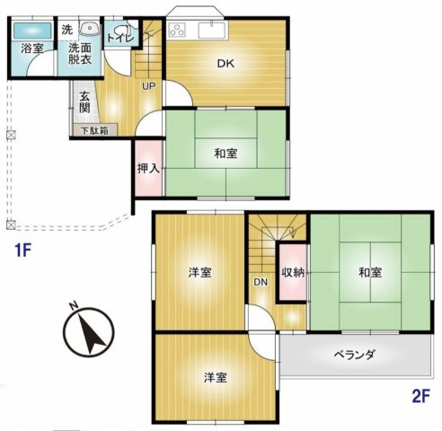 前橋市朝日町四丁目の間取り