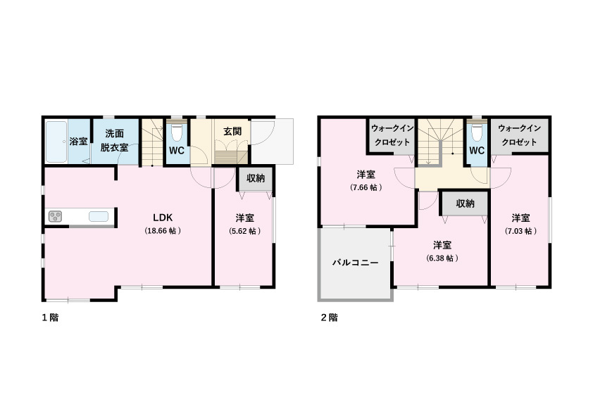 太田市下小林町の間取り
