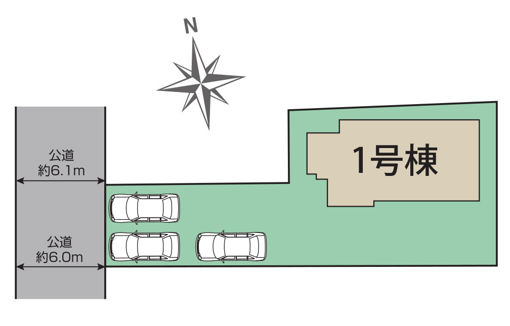 太田市亀岡町の区画図