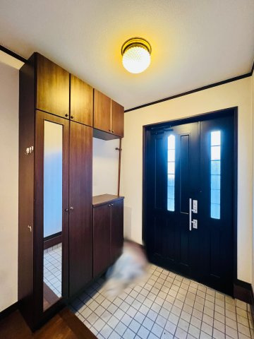 太田市台之郷町の玄関|着脱もスムーズにできる玄関◎