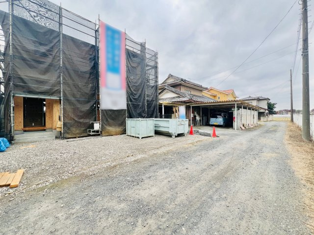 太田市大原町の前面道路含む現地写真|車の通りも少ないので駐車も焦らずに◎