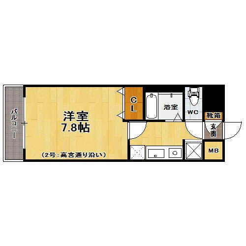 パティオス平尾の間取り