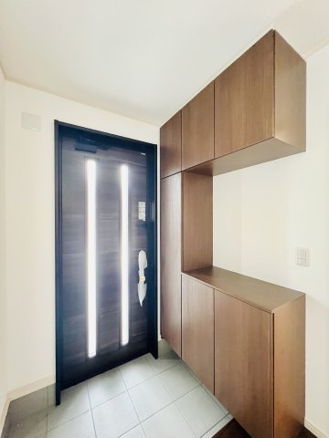 太田市由良町の玄関|着脱もスムーズにできる玄関♪