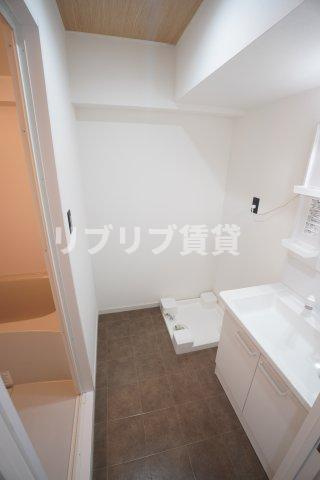 総建みどりハイムの洗面所