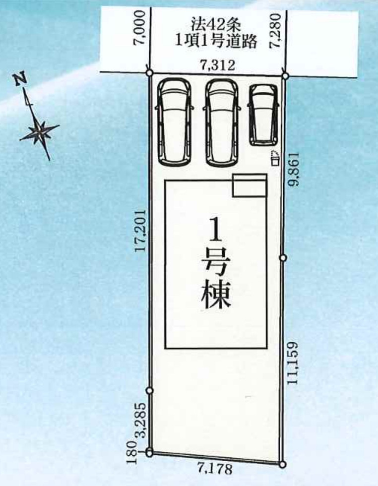 高崎並榎町の区画図