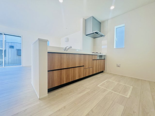 高崎並榎町のキッチン|作業スペースも広く、お料理も快適にできるキッチン♪