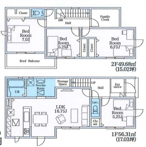 高崎倉賀野町の間取り|1号棟