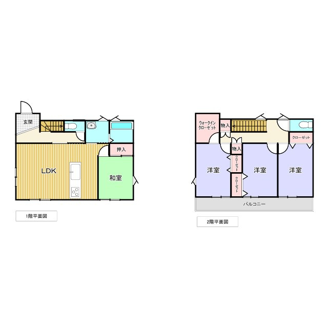 高崎市上佐野町の間取り|1号棟