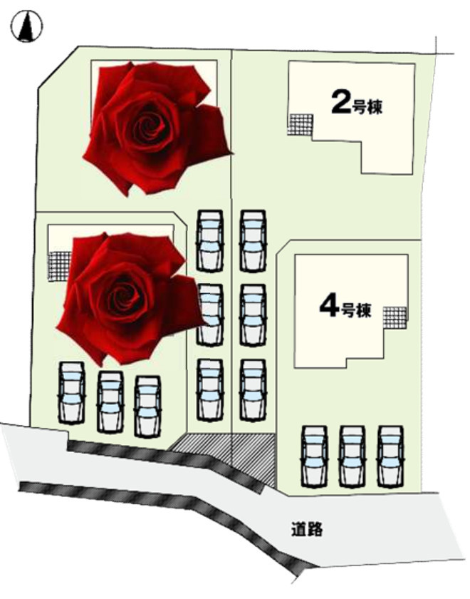 高崎市下之城町の区画図