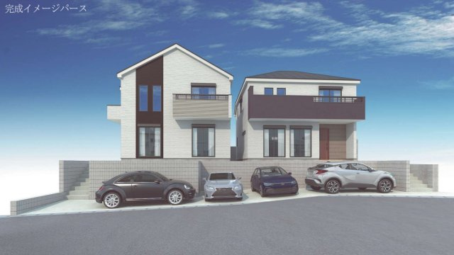 横浜市旭区白根6丁目 新築戸建て【仲介手数料無料】カースペース2台