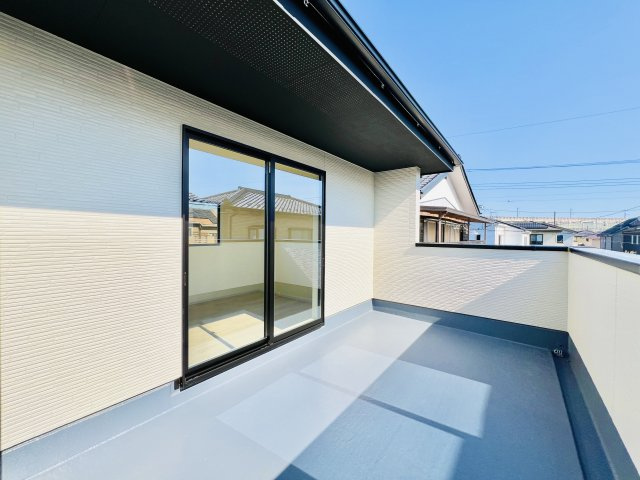 高崎市下小鳥町のバルコニー|日当たりも良好なバルコニー♪