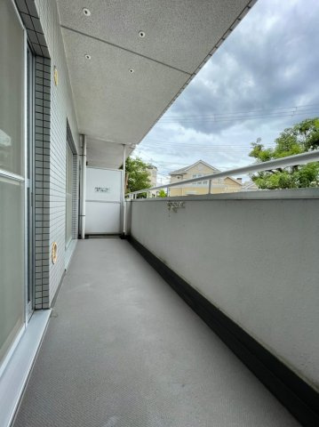 高倉山ハイツのバルコニー