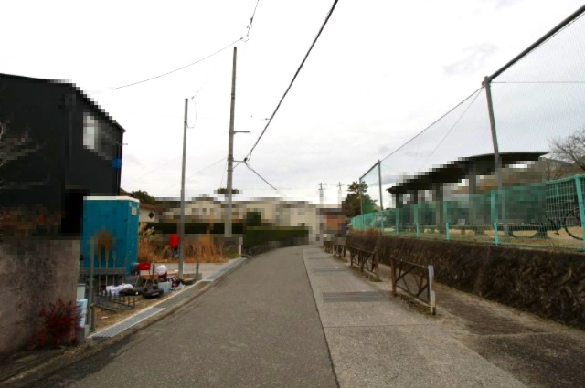 中秦泉寺（第1）　新築戸建　の前面道路含む現地写真