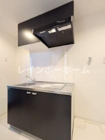 市川市鬼越１丁目のアパートのキッチン