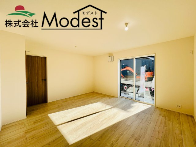 高崎市江木町の居間・リビング|明るく開放感のあるLDK♪