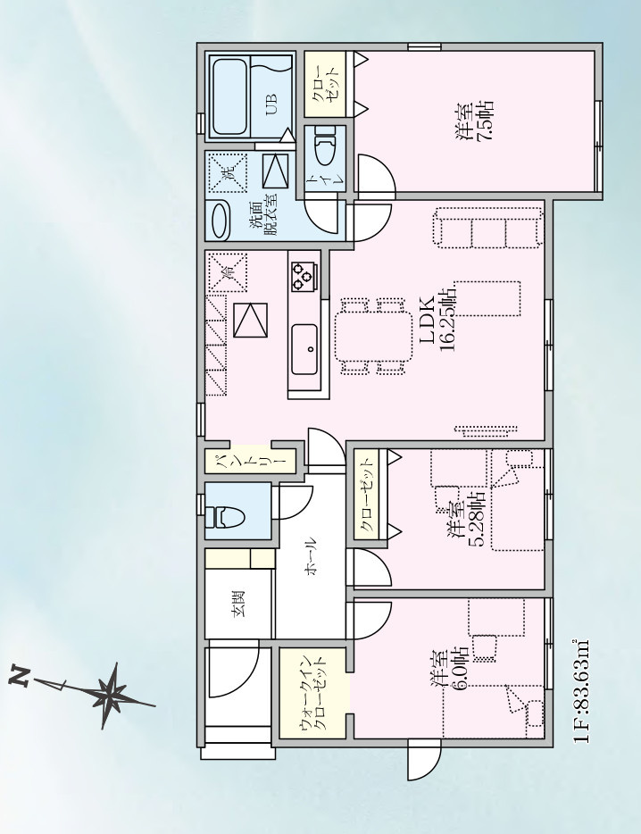高崎市江木町の間取り|５号棟