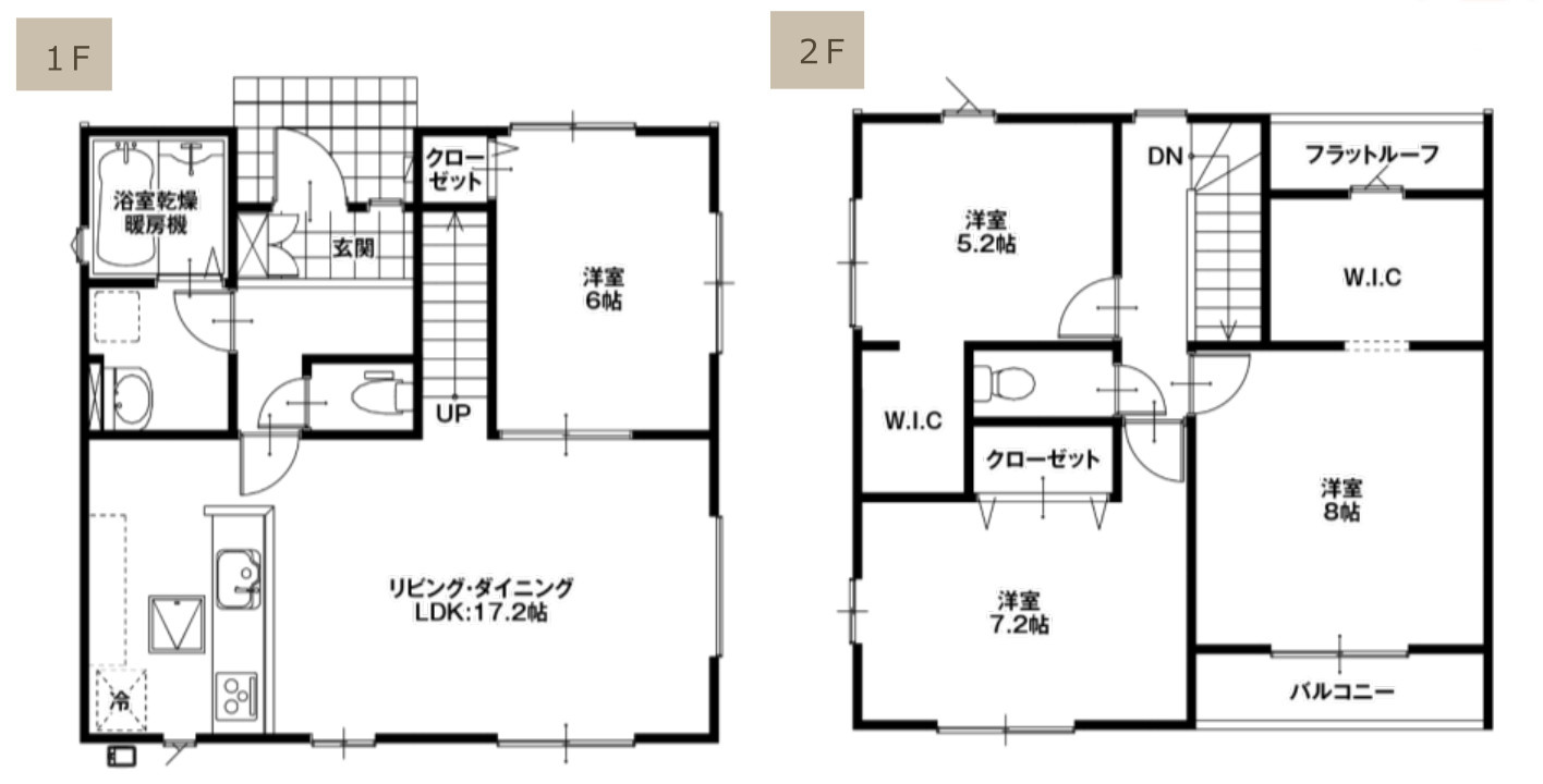 高崎市矢中町の間取り|1号棟