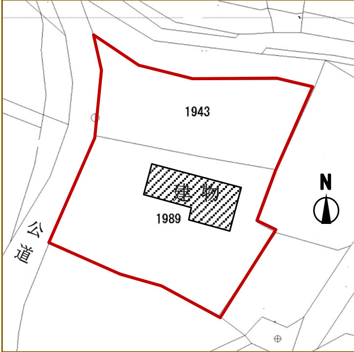 高崎市高浜町の区画図