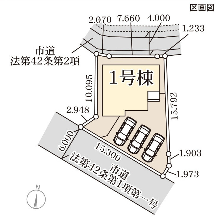 高崎片岡の区画図