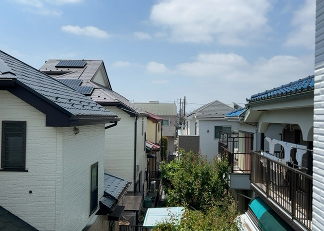 【展望】 | 眺望を気にして物件を探す場合、前面に建物が建っていないか現地で確認しましょう！前面に建物があると景色はもちろん、日当たりや風通しにも影響が出てきます。住んだ時のことを想像しながら現地見学をしましょう。