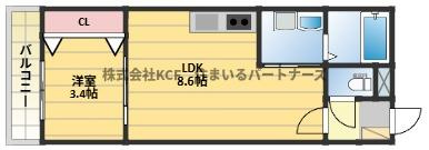 グランドライフ久留米の間取り