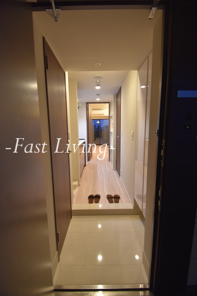 ブランシエスタ飯田橋の玄関