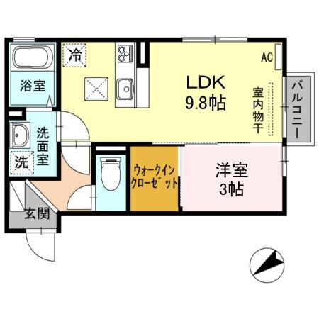 Ｇｌａｎｚ－Ｋの間取り