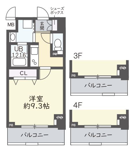 HK Residenceの間取り